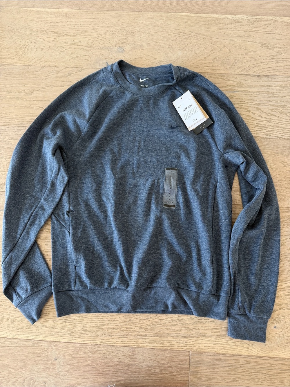 Nike Men’s Dark Heather Blue Crewneck Sweatshirt